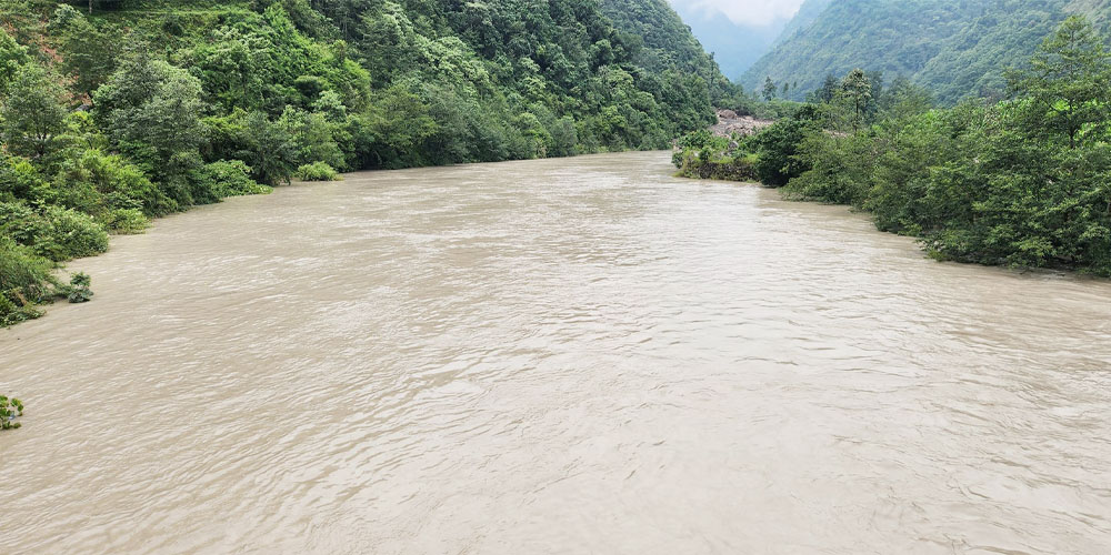 Incessant Rain triggers floods and landslides in Sankhuwasabha district