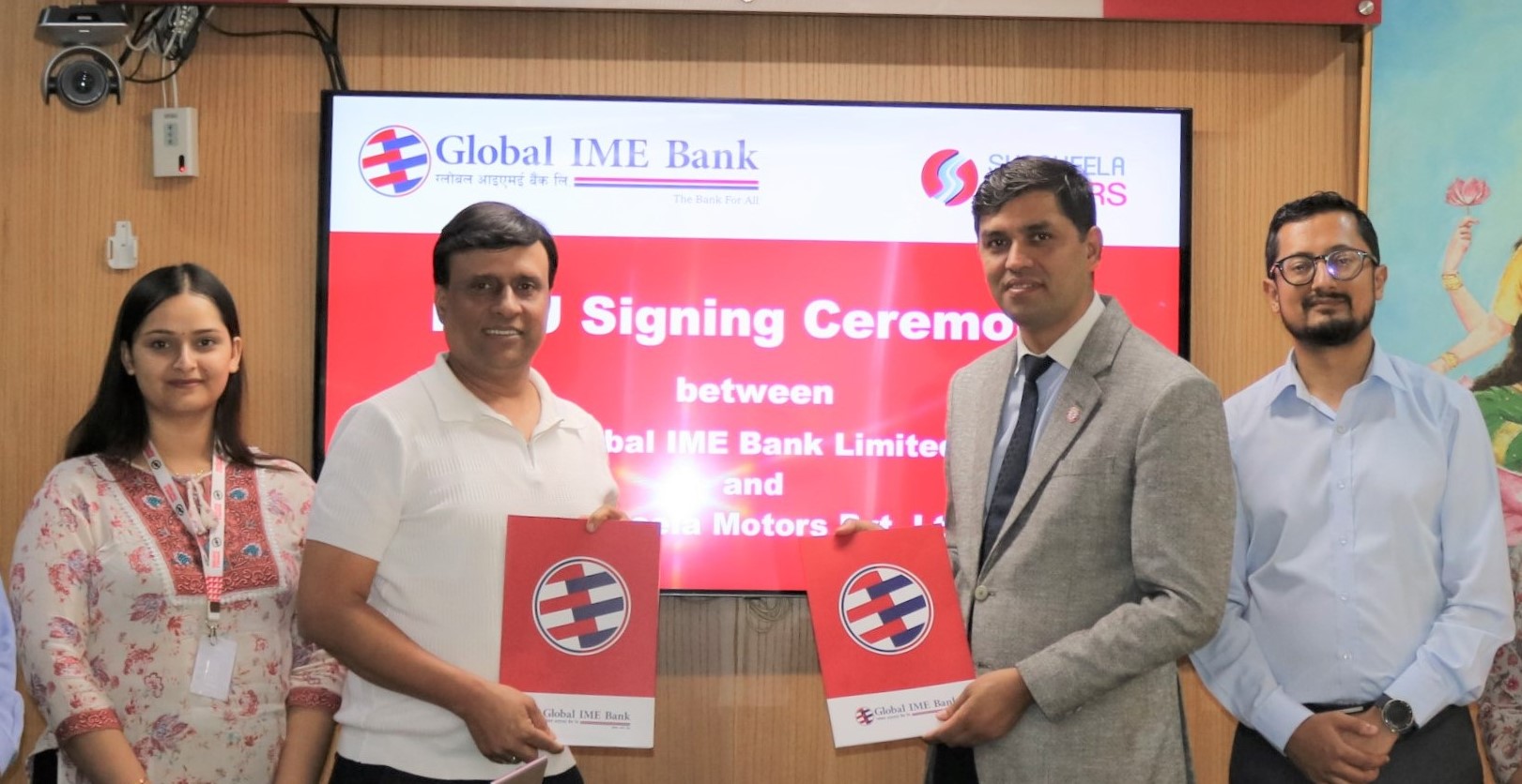 Global IME Bank and Shashila Motors Sign Electric Vehicle Loan Agreement