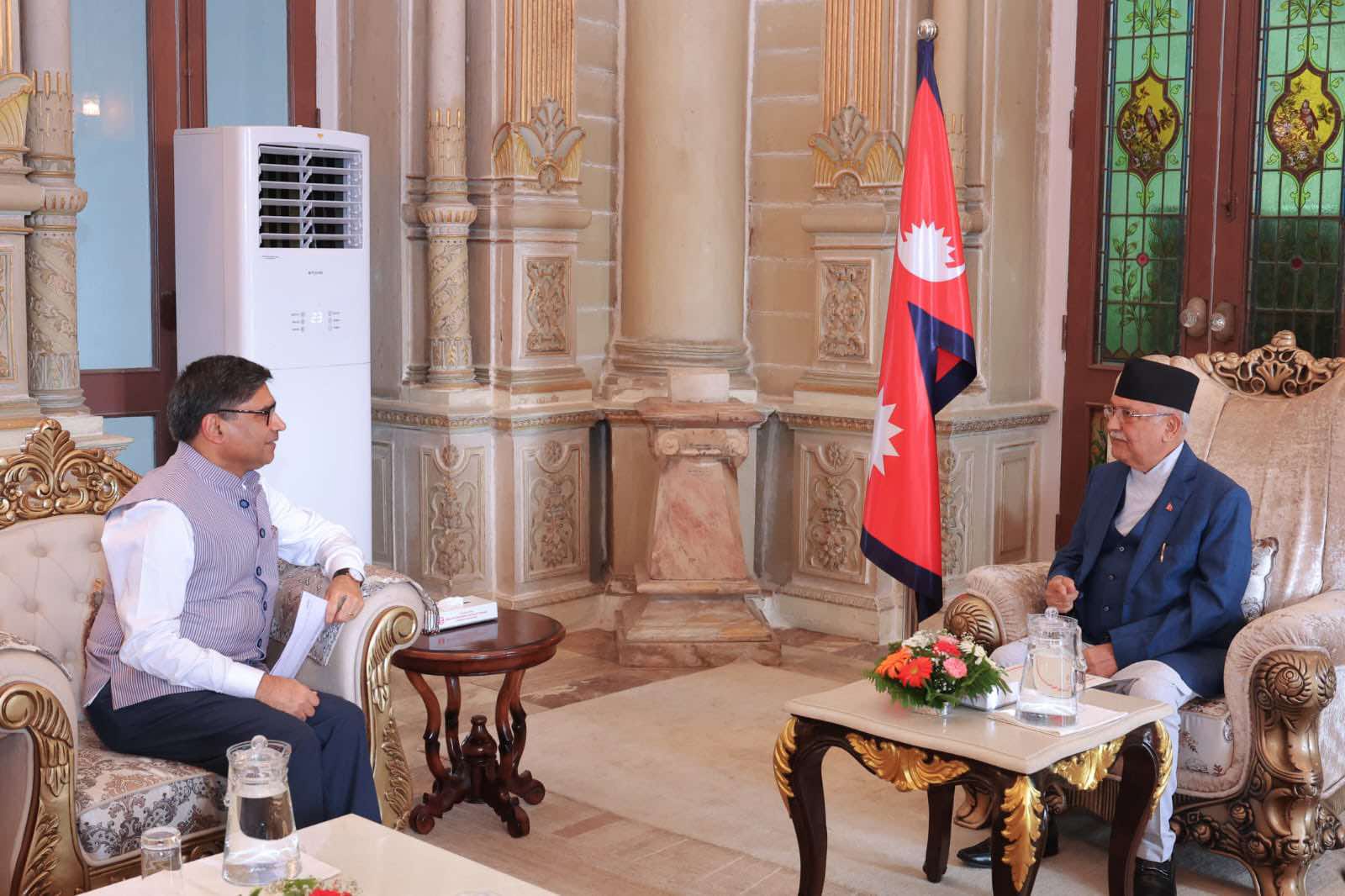 Indian foreign secretary Vikram Misri pays courtesy call on Prime Minister KP Sharma Oli