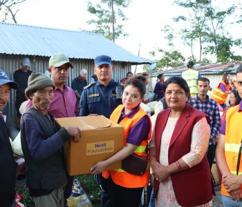 Ncell Foundation extends support to flood and landslide victims in Godavari Municipality